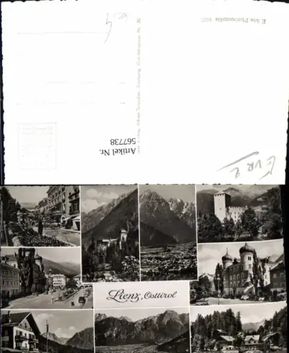567738,Mehrbild Ak Lienz Osttirol Schloss Bruck Stadtplatz