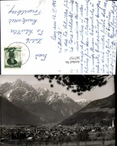 567757,Foto Ak Lienz Ansicht 1955