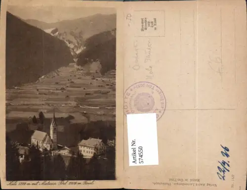 574550,Kals am Großglockner m. Matreier Törl