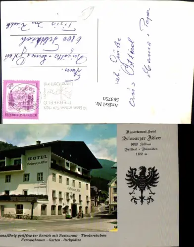 583750,Sillian Schwarzer Adler Hotel