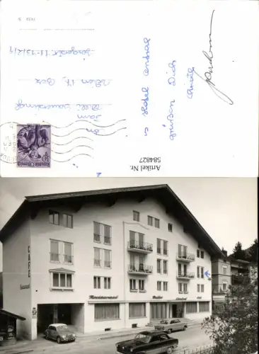 584827,seltene AK als Platzkarte f.d. Großen Heimatabend Lienz 1955