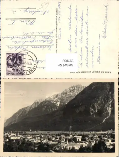 597803,Foto Ak Lienz m. Lienzer Dolomiten
