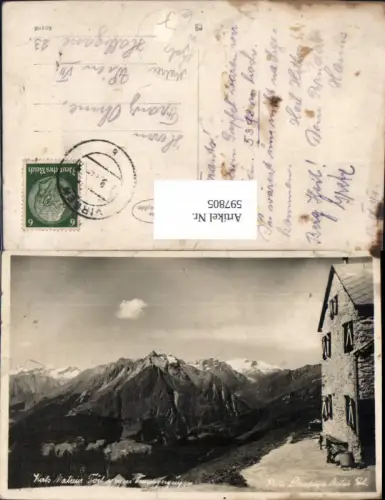 597805,Foto Ak Kals am Großglockner Matreier Törl geg. Venedigergruppe