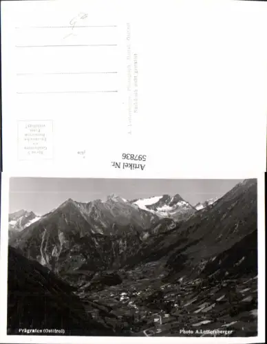 597836,Foto Ak Prägraten am Großvenediger