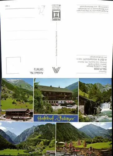 597872,Mehrbild Ak Hinterbichl Prägraten am Großvenediger Gasthof Islitzer