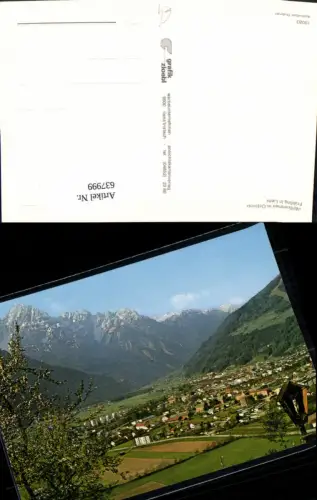 637999,Frühling in Lienz Wegkreuz u. Ansicht Stadt