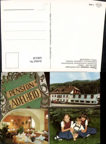 638128,Mehrbild Ak Sillian Osttirol Pension Adelheid