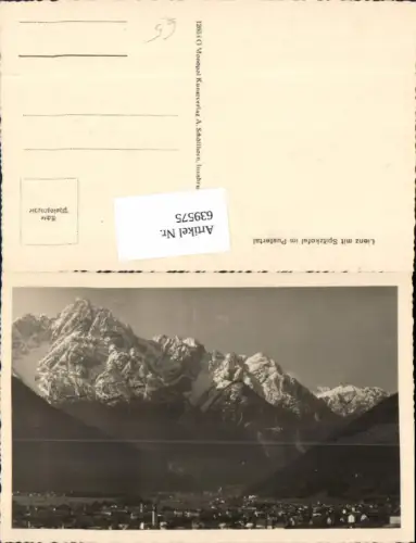 639575,Foto Ak Lienz m. Spitzkofel u. Pustertal