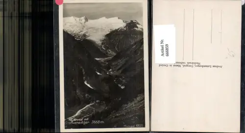 666859,Foto Ak Tauerntal mit Großvenediger Matrei in Osttirol