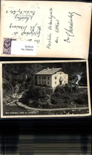 673978,Foto Ak Innervillgraten Bad Kalkstein Osttirol