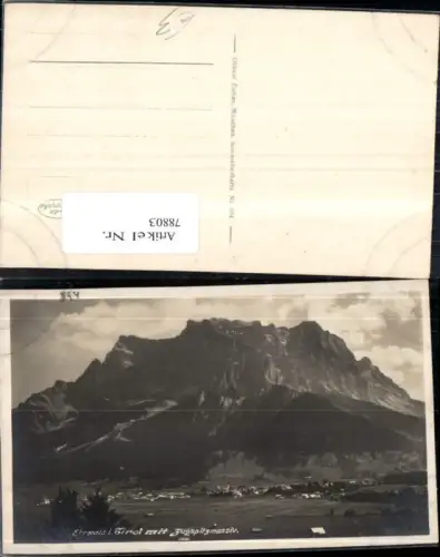 78803,Ehrwald i. Tirol mit Zugspitzmassiv Totale