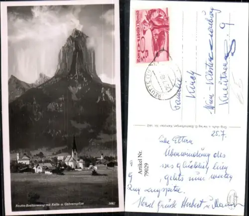 79029,Reutte Breitenwang Ansicht 1949