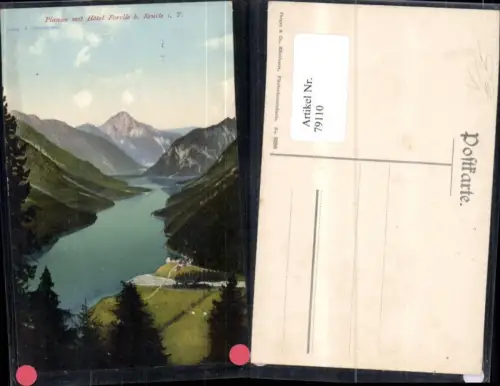 79110,Plansee mit Hotel Forelle b. Reutte Breitenwang Heiterwang pub Purger Co 8056