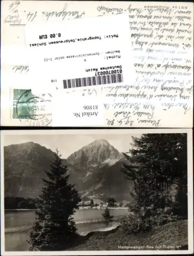 81806,Foto Ak Heiterwanger See m. Thaneller Heiterwang Reutte