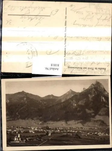 81818,Reutte i. Tirol m. Breitenwang