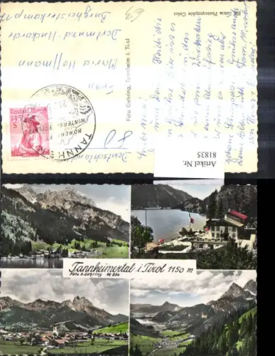81835,Mehrbild Ak Tannheimertal i. Tirol Tannheim
