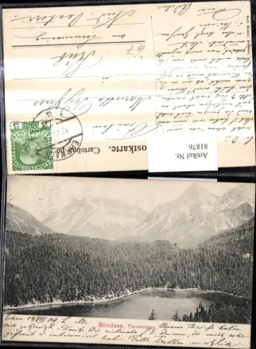 81876,Blindsee Fernstrasse Biberwier Nassereith