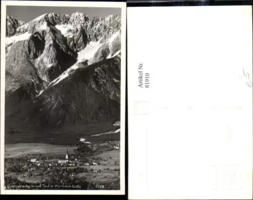 81910,Foto Ak Untermieming m. Mieminger Kette