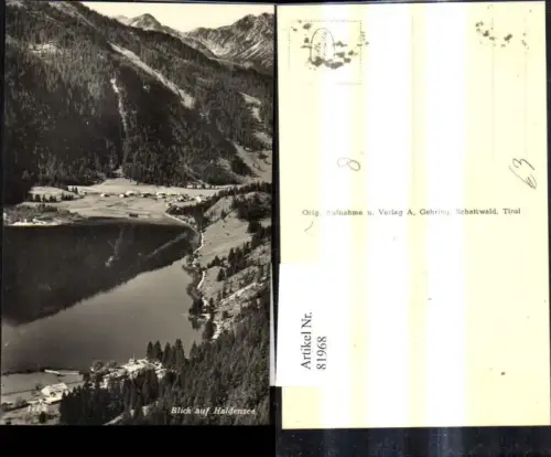 81968,Blick a. d. Haldensee Grän Nesselwängle