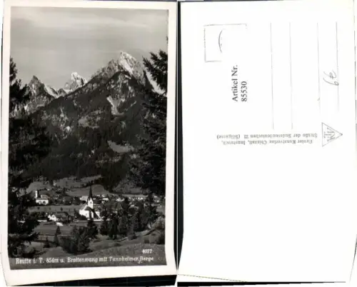 85530,Reutte in Tirol Breitenwang Tannheimer Berge