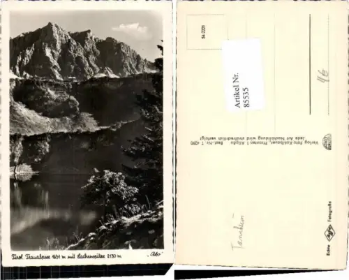 85535,Traualpsee b. Tannheim Lachenspitze