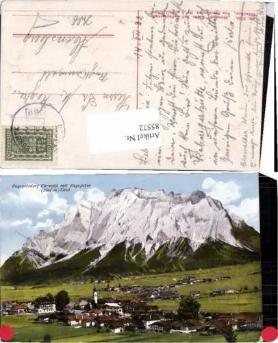 85572,Ehrwald in Tirol Zugspitze COLOR bahnpost