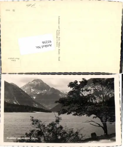 93256,Plansee b. Reutte