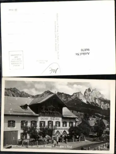 96870,Gasthaus Pension Goldenes Kreuz Tannheim Reutte