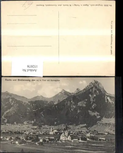 152078,Reutte u. Breitenwang m. Gernspitze Totale