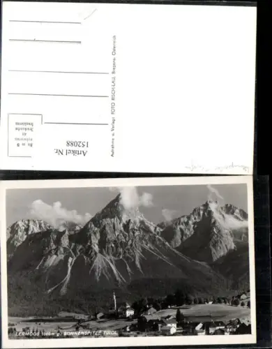 152088,Lermoos g. Sonnenspitze Ansicht