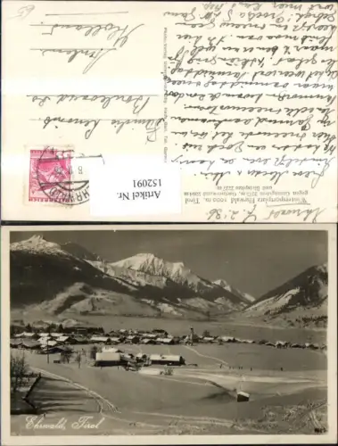 152091,Ehrwald Winteransicht 1936