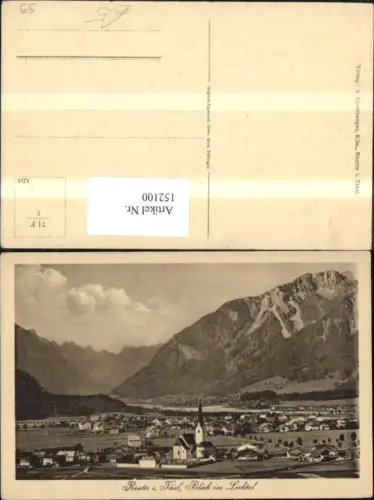 152100,Reutte Blick ins Lechtal
