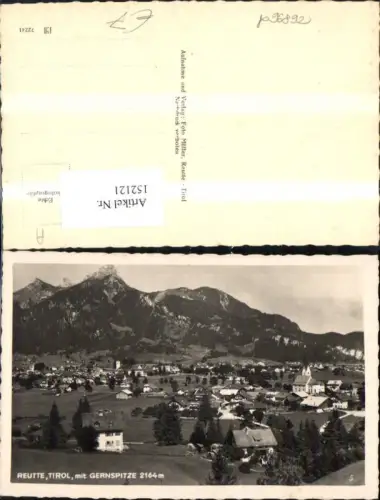 152121,Reutte m. Gernspitze