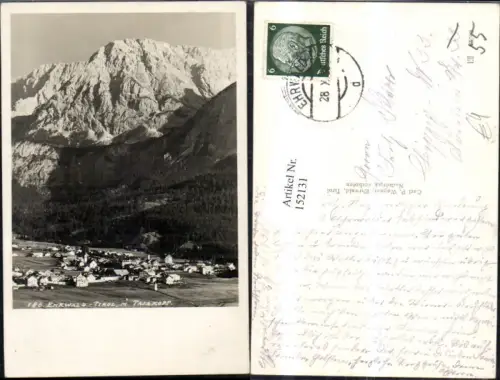 152131,Ehrwald m. Tajakopf Totale 1938