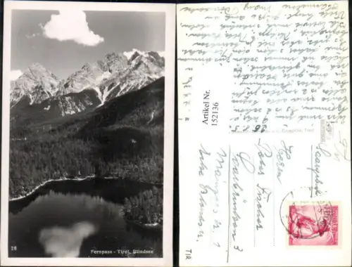 152136,Fernpass Blindsee Biberwier Luftbild