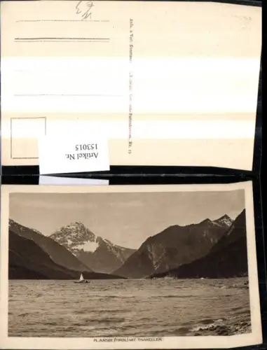 153015,Plansee m. Thaneller Reutte Segelboot Boot