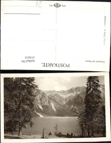 153018,Uferpartie a. Plansee Reutte