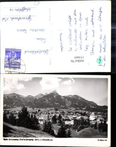 153069,Reutte Breitenwang i. Tirol Gernspitze u. Hahnenkamm