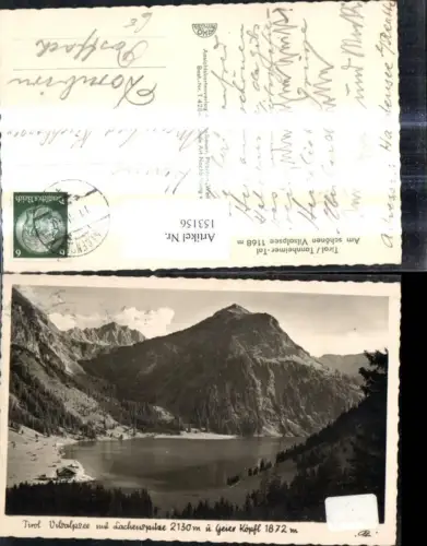 153156,Vilsalpsee m. Lachenspitze u. Geier Köpfl Haldensee
