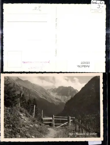 153157,Foto Ak Blick v. Alpenwald a. Geishorn Gaishorn Tannheim