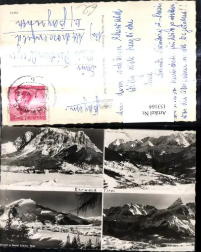 153164,Mehrbild Ak Ehrwald Winteransichten
