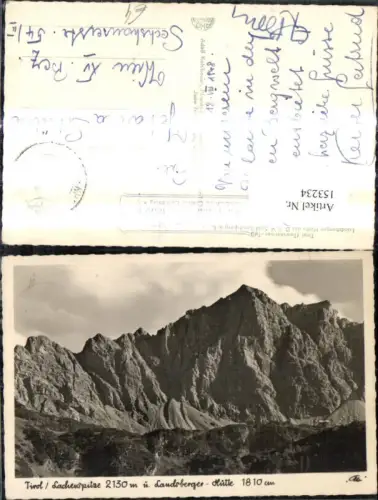 153234,Lachenspitze u. Landsberger Hütte Tannheim