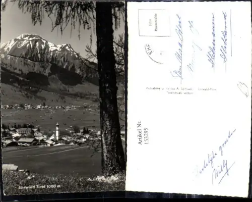 153295,Foto Ak Ehrwald Totale