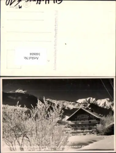160604,Lermoos in Tirol Gasthaus Hoffmer detailansicht im Ort Haus 1930