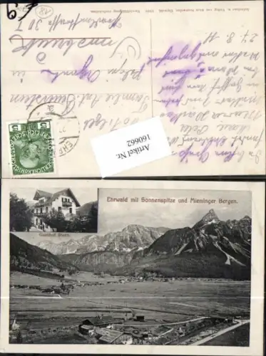 160662,Ehrwald in Tirol Gasthaus Stern 1908
