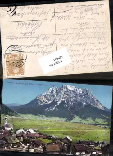 160665,Lermoos in Tirol Wettersteingebirge Purger Co 11701