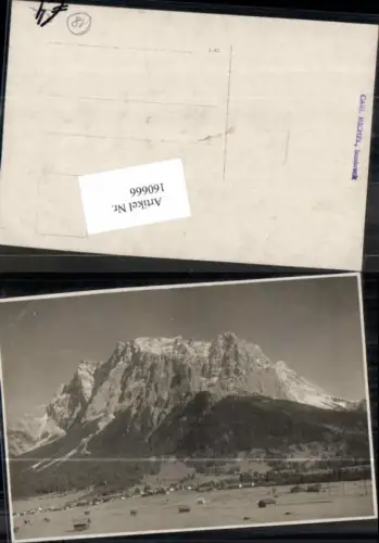 160666,Fotokarte Ehrwald Zugspitze