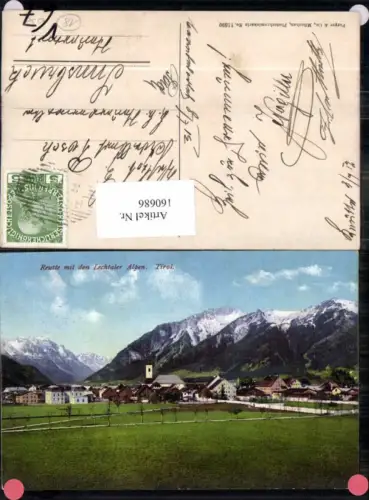160686,Reutte in Tirol Alpen Lechtaler Tirol Purger Co 11390
