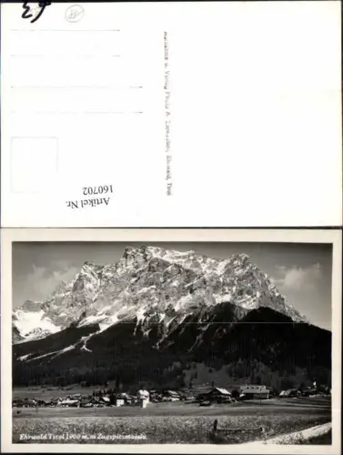 160702,Ehrwald in Tirol 1930