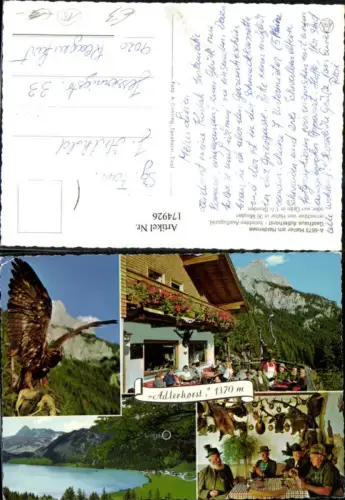 174926,Haller am Haldensee Gasthaus Adlerhorst Mehrbildkarte Adler